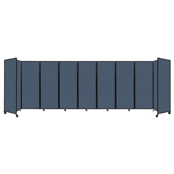 Room Divider 360 Folding Portable Partition 25' x 7'6" Ocean Fabric